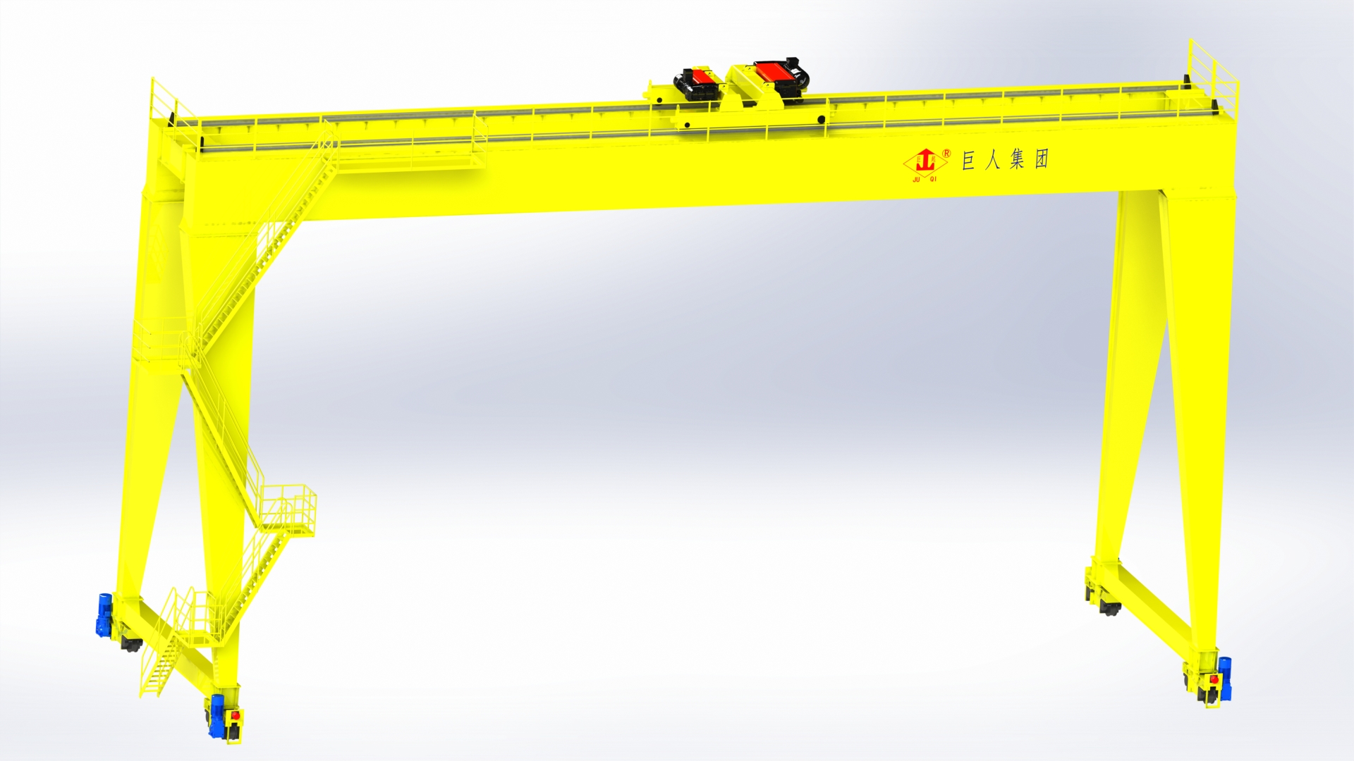 新型葫蘆雙梁門式起重機