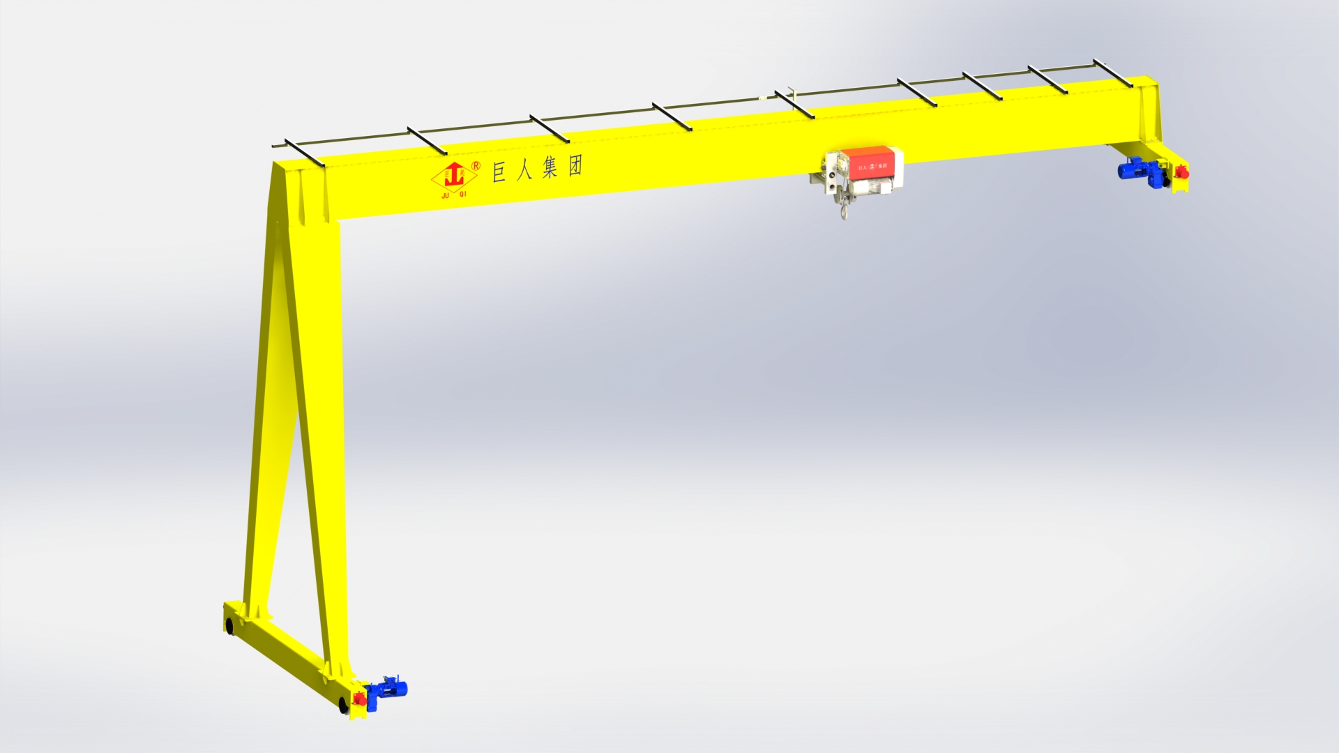 新型半龍門(mén)式起重機(jī)